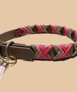 Halsband Crossline  Berry