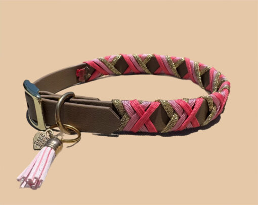 Halsband Crossline  Berry