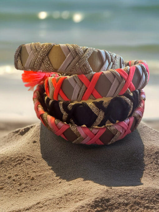 Halsband Crossline Neon Türkis – Bild 3