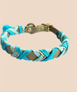 Halsband Crossline      Neon Türkis