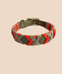 Halsband Crossline   Neon Orange