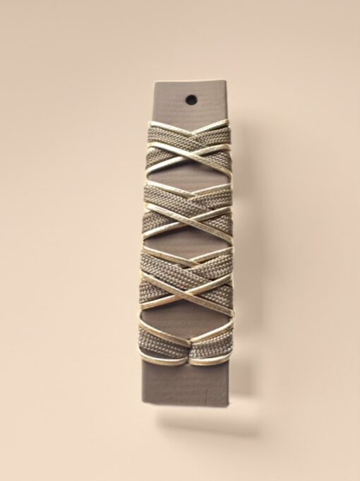 Halsband Crossline  Chocolate / Gold