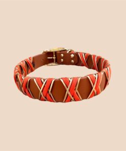 Halsband Crossline Summer Orange/Gold