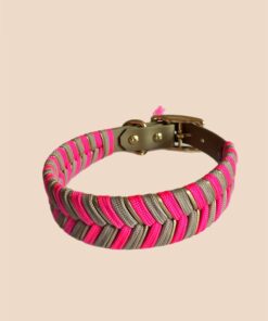 Halsband  V - Line   Neon Pink