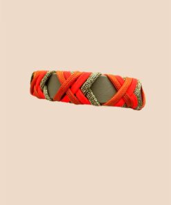 Halsband Crossline   Neon Orange