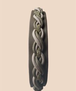 Alternative view of Halsband  Braidedline - Swing Chocolate