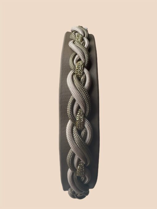 Halsband  Braidedline - Swing Chocolate – Bild 2