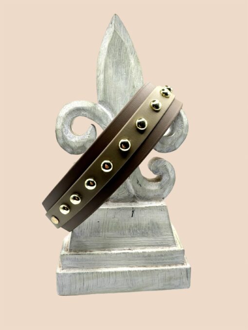 Halsband  Luxline Dark Taupe / Beige