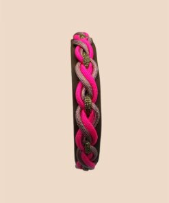 Alternative view of Halsband  Braidedline - Swing   Neon Pink