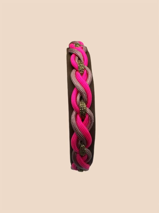 Halsband  Braidedline - Swing   Neon Pink – Bild 2