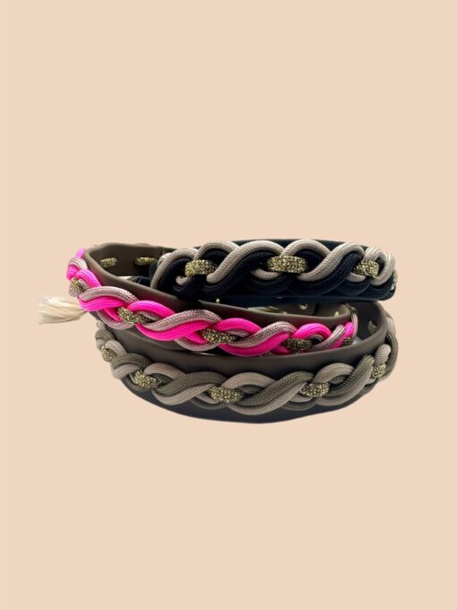Halsband  Braidedline - Swing Chocolate – Bild 3