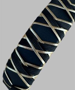 Alternative view of Halsband Crossline   Schwarz / Gold