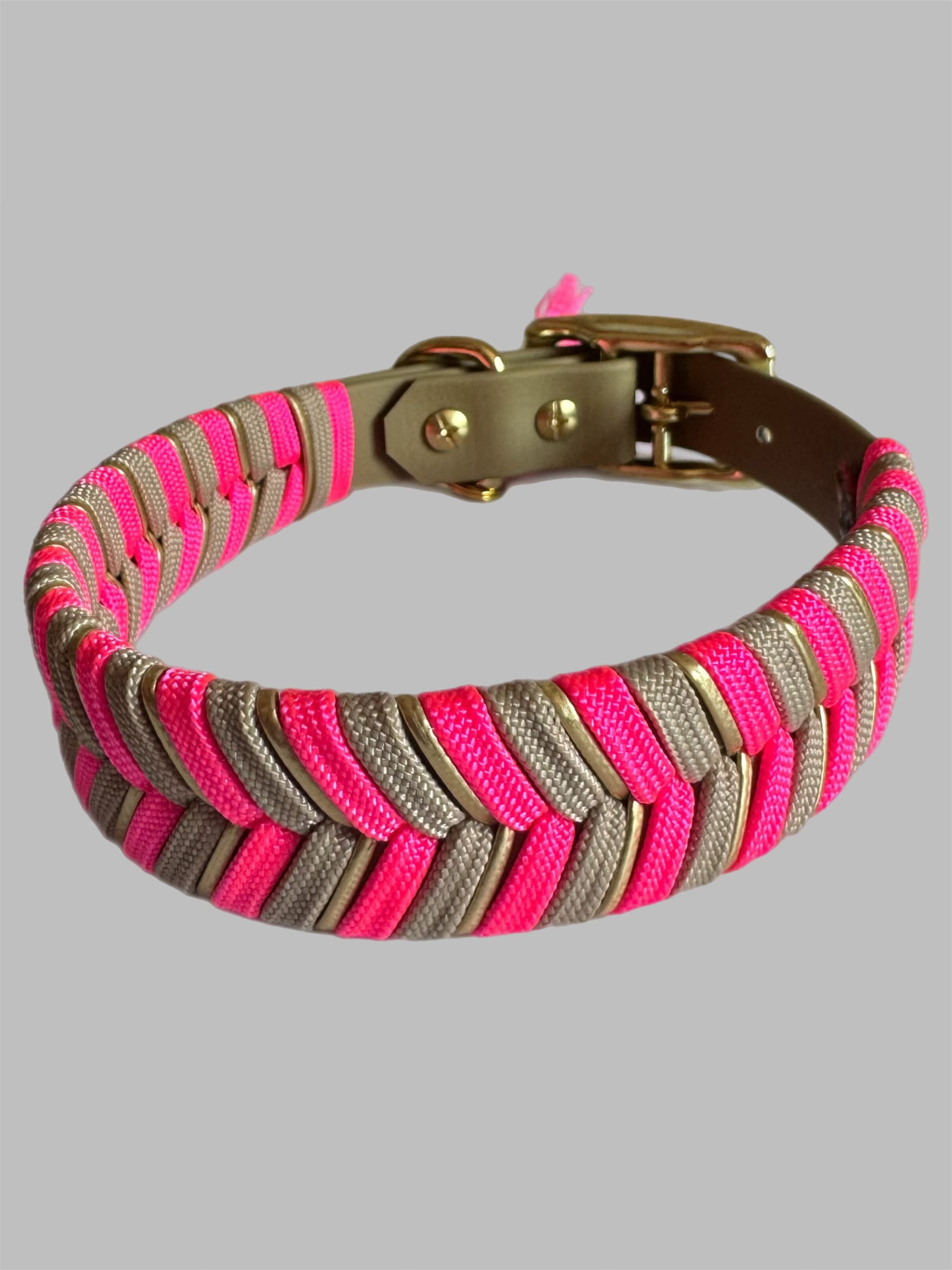 Halsband  V - Line   Neon Pink – Bild 2