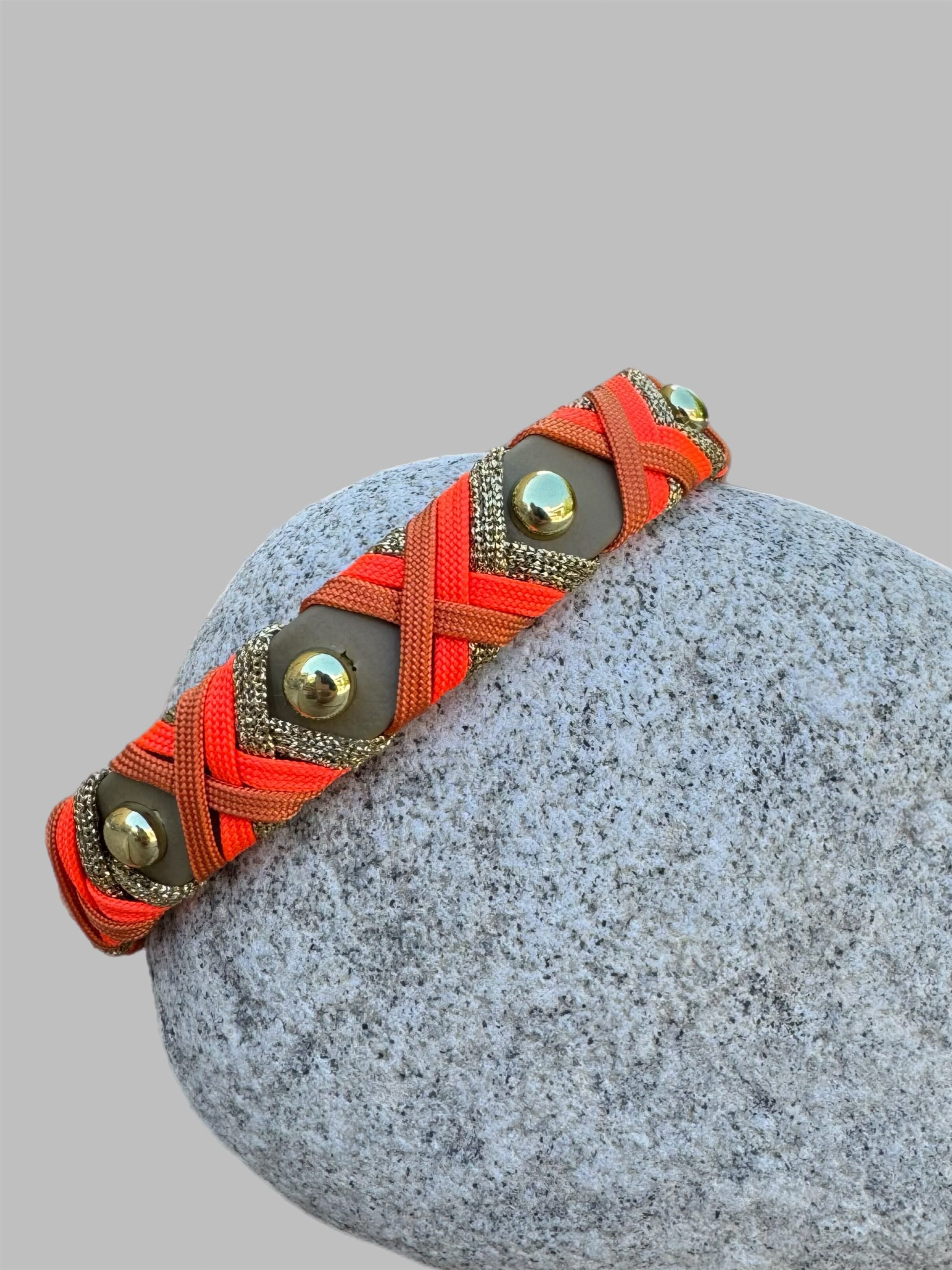 Halsband Crossline Neon Orange – Bild 3