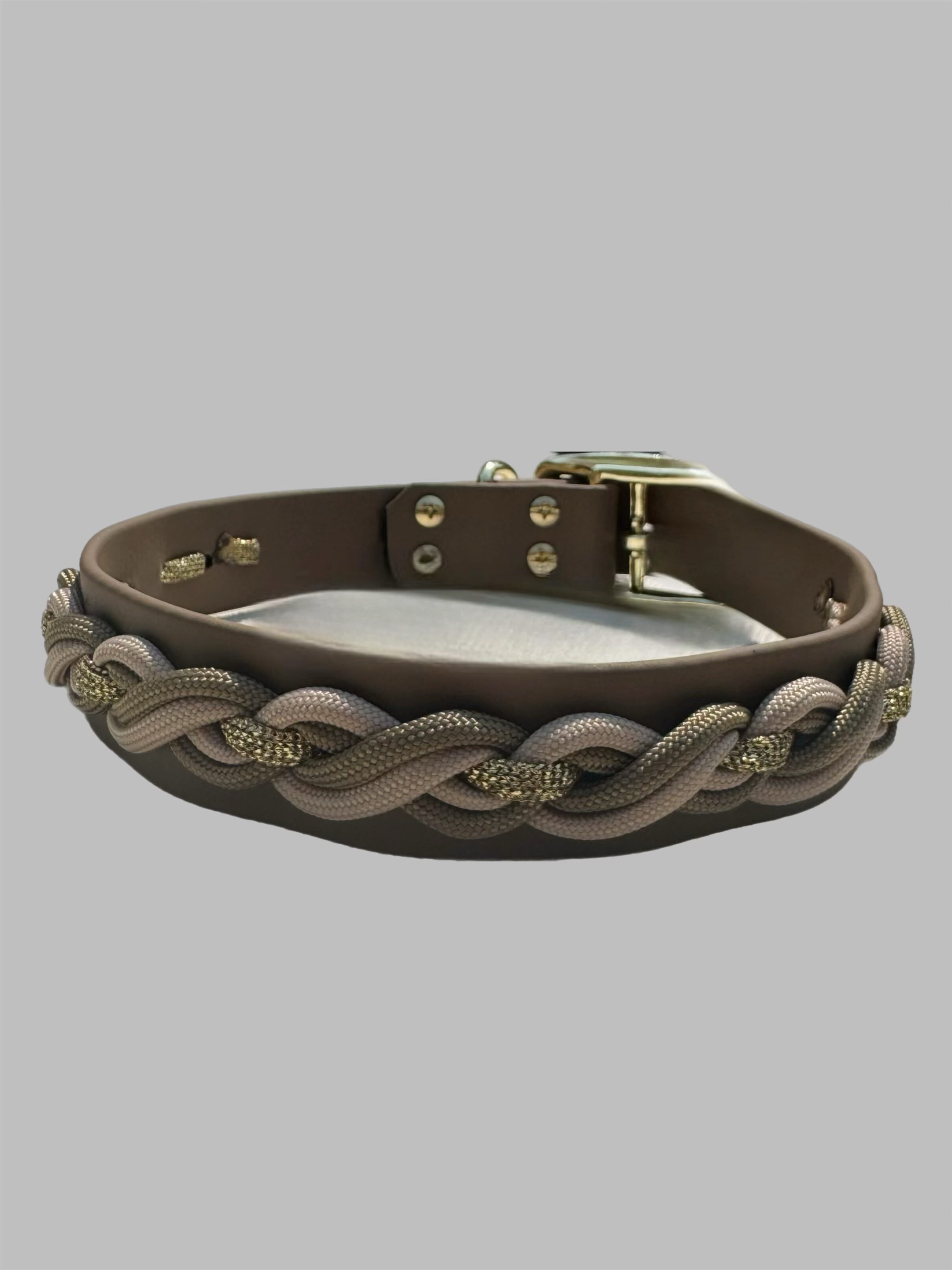 Halsband  Braidedline - Swing Chocolate – Bild 2