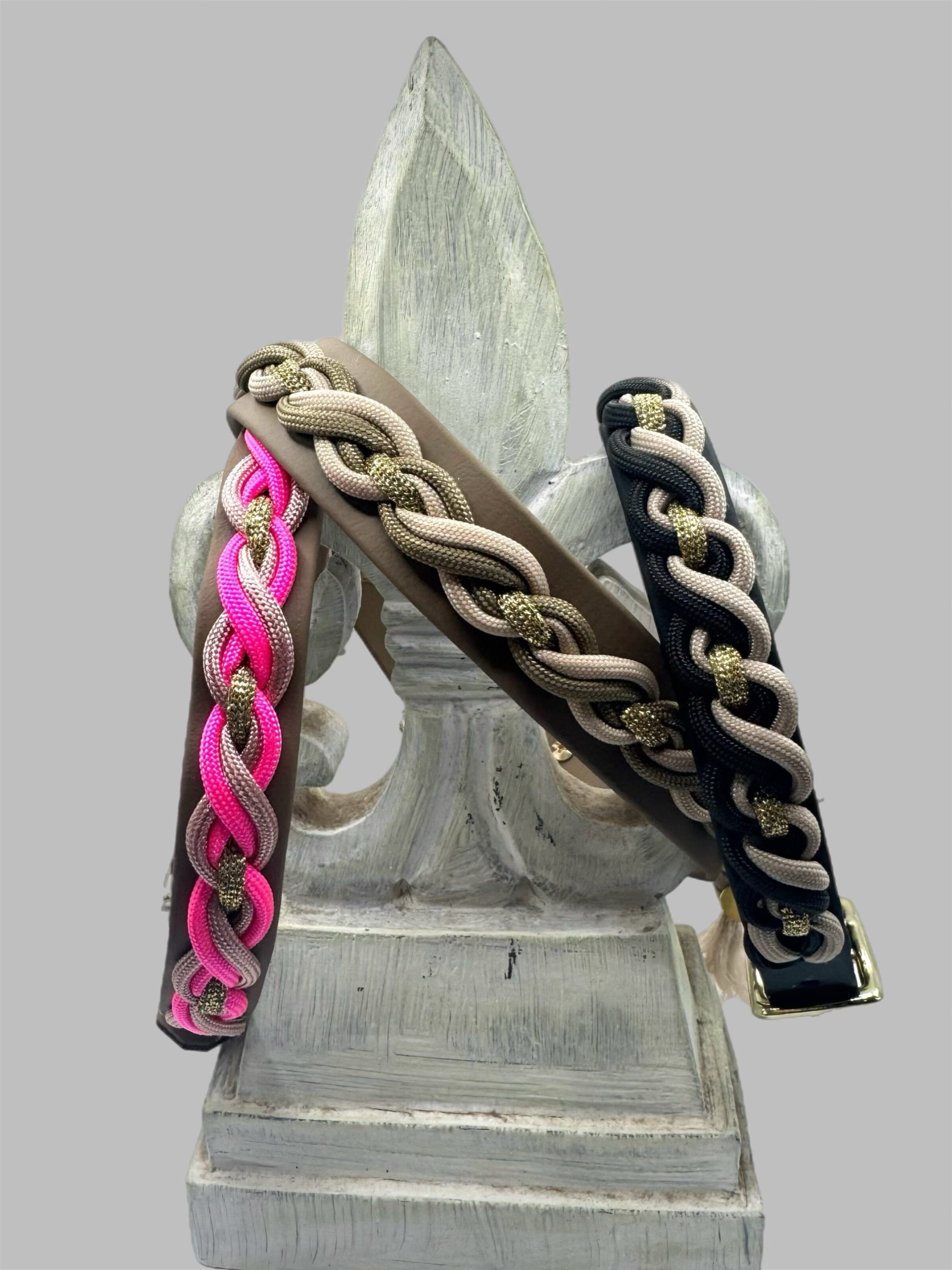 Halsband  Braidedline - Swing Chocolate – Bild 3