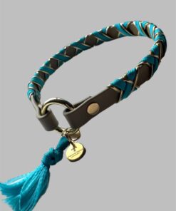 Schmuckhalsband / Markenbändchen Türkis