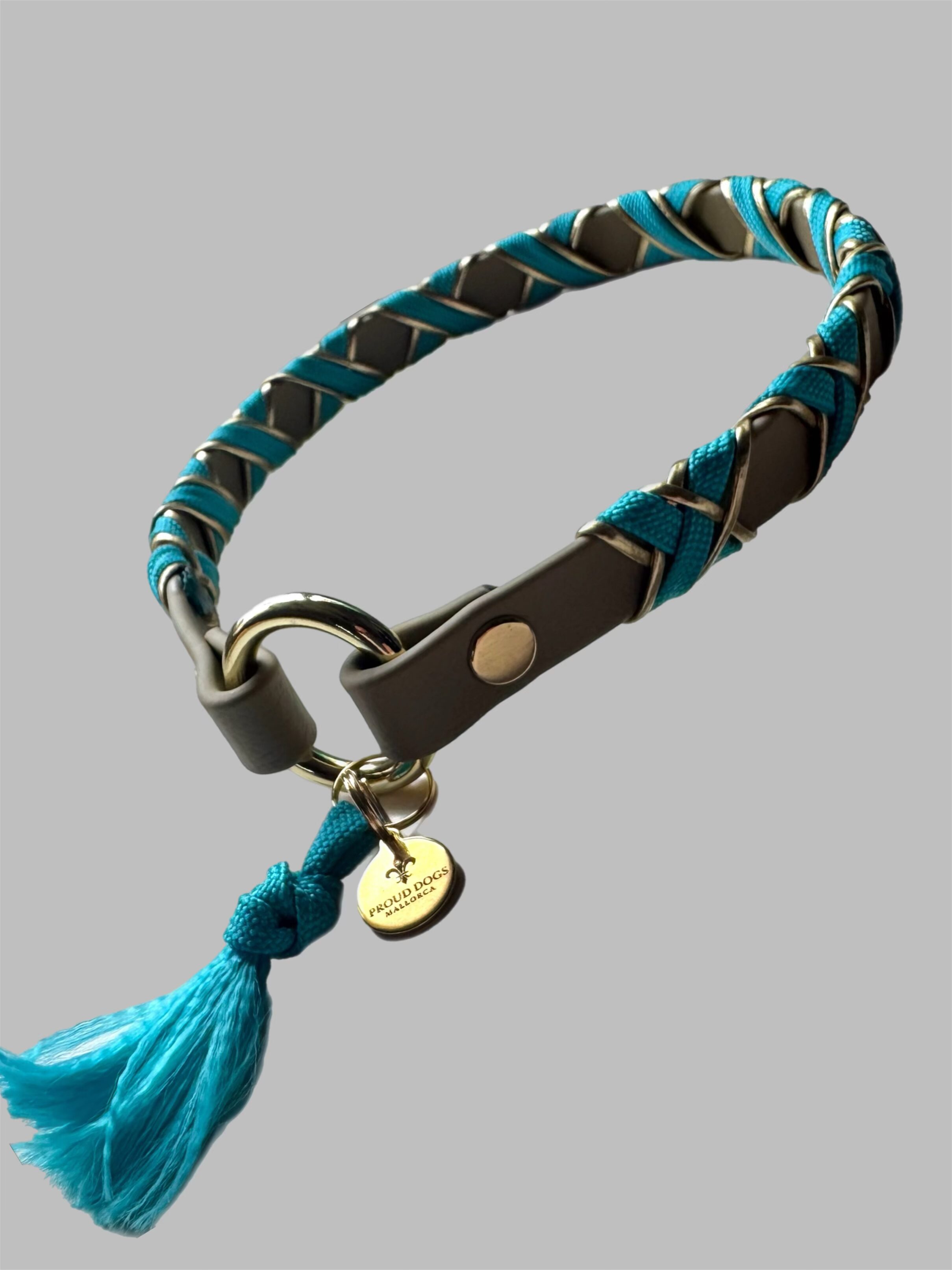 Schmuckhalsband / Markenbändchen Türkis