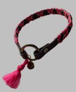 Schmuckhalsband / Markenbändchen Neon Pink