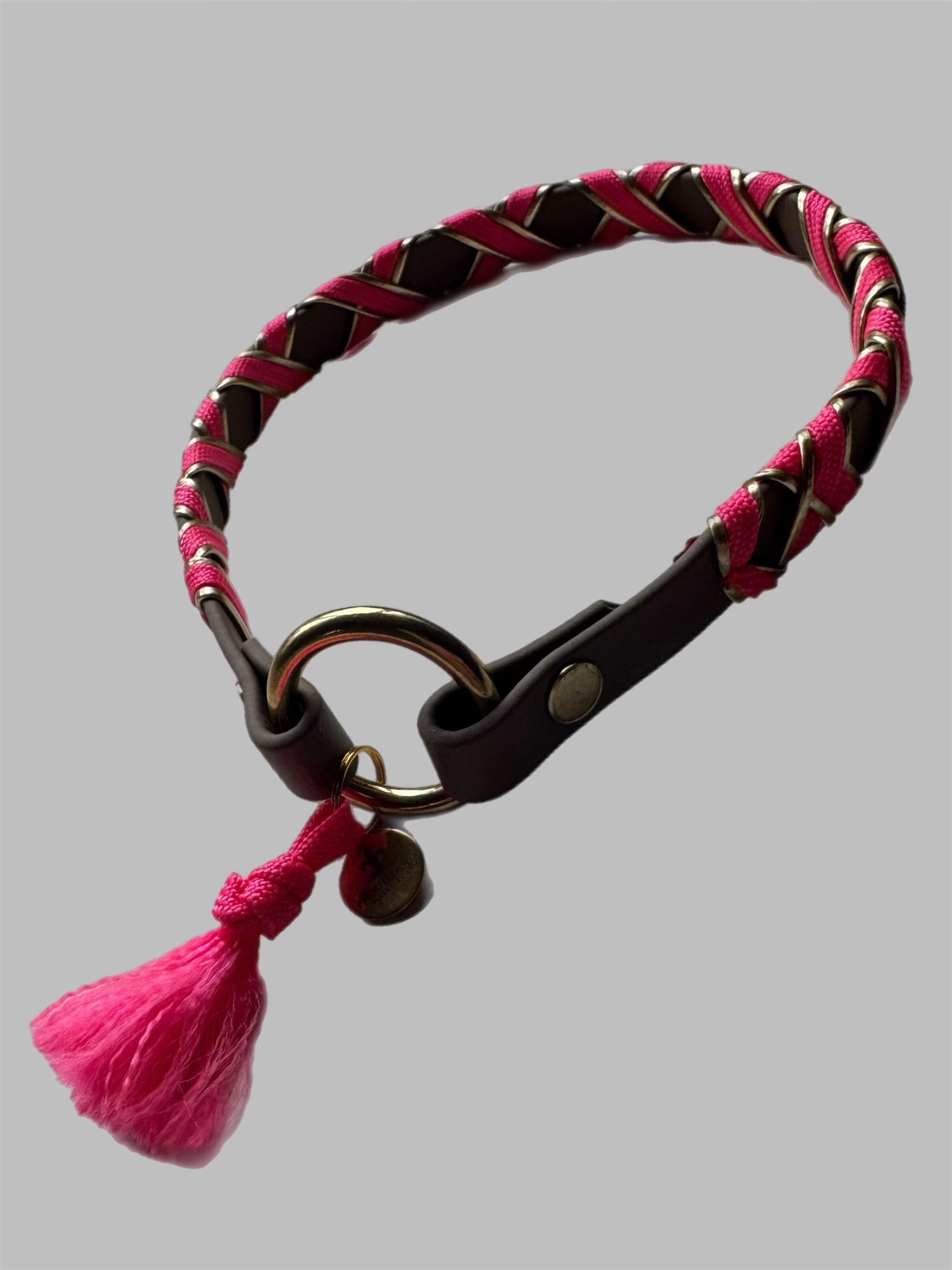 Schmuckhalsband / Markenbändchen Neon Pink