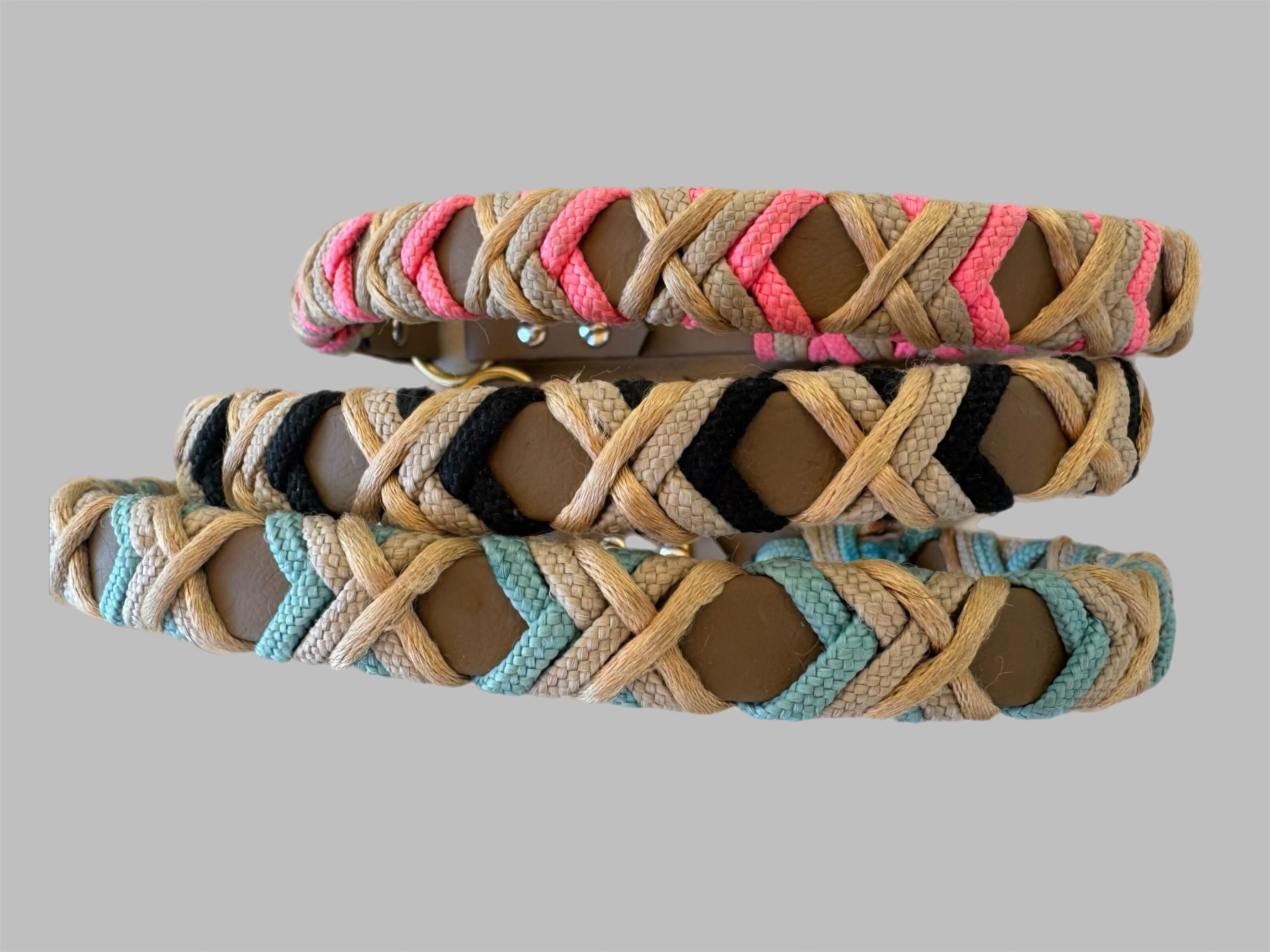 Schmuckhalsband / Markenbändchen Neon Pink – Bild 2