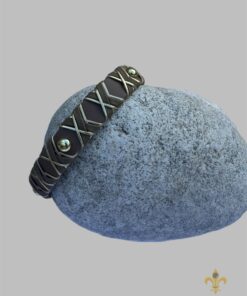 Halsband Crossline  Chocolate / Gold