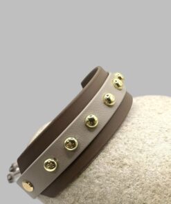 Halsband  Luxline Dark Taupe / Light Taupe