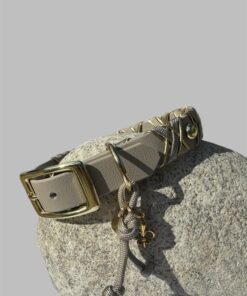 Alternative view of Halsband Crossline  Light Taupe / Gold