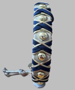 Alternative view of Halsband Crossline  Midnightblue / Gold