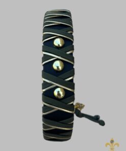 Alternative view of Halsband Crossline  Dark Green  / Gold