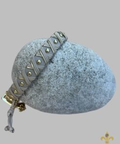 Halsband Crossline  Champagner / Gold