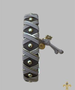 Alternative view of Halsband Crossline  Chocolate -  Cream / Gold